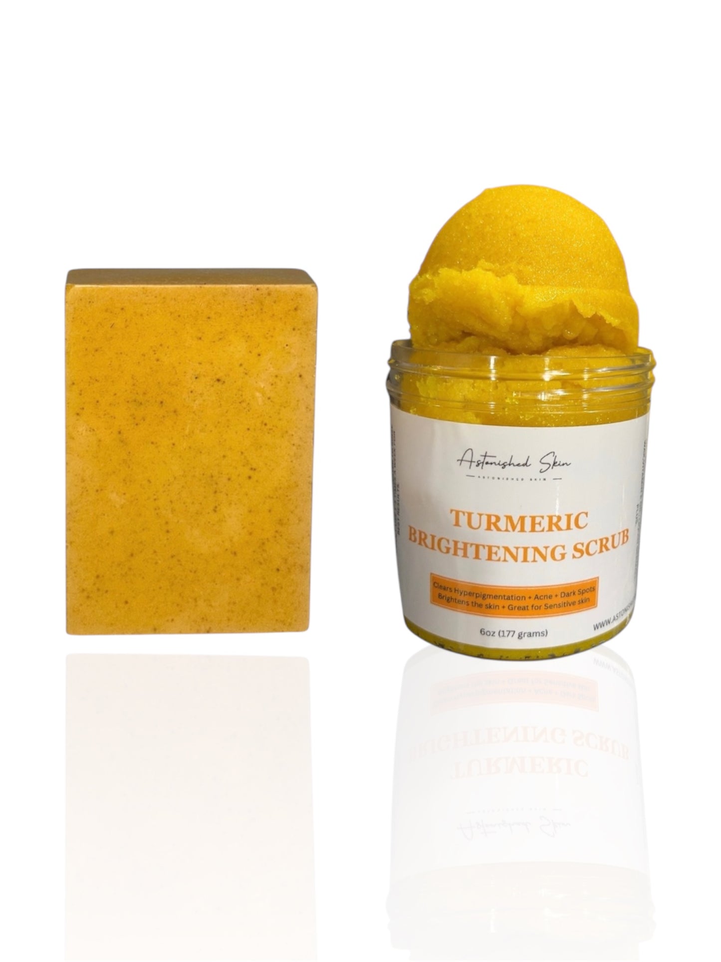 TURMERIC SOAP & TURMERIC SCRUB 6oz Jar